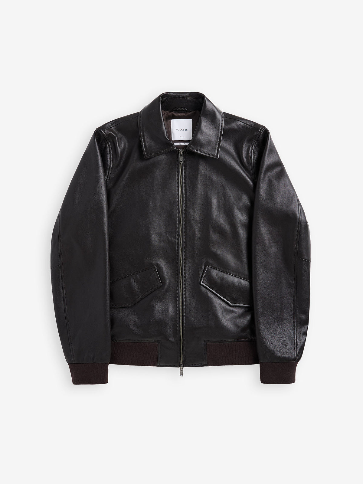 riley jacket · dark brown · nolabel placeholder