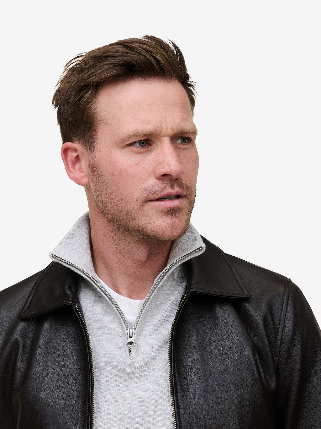riley jacket · dark brown · nolabel placeholder