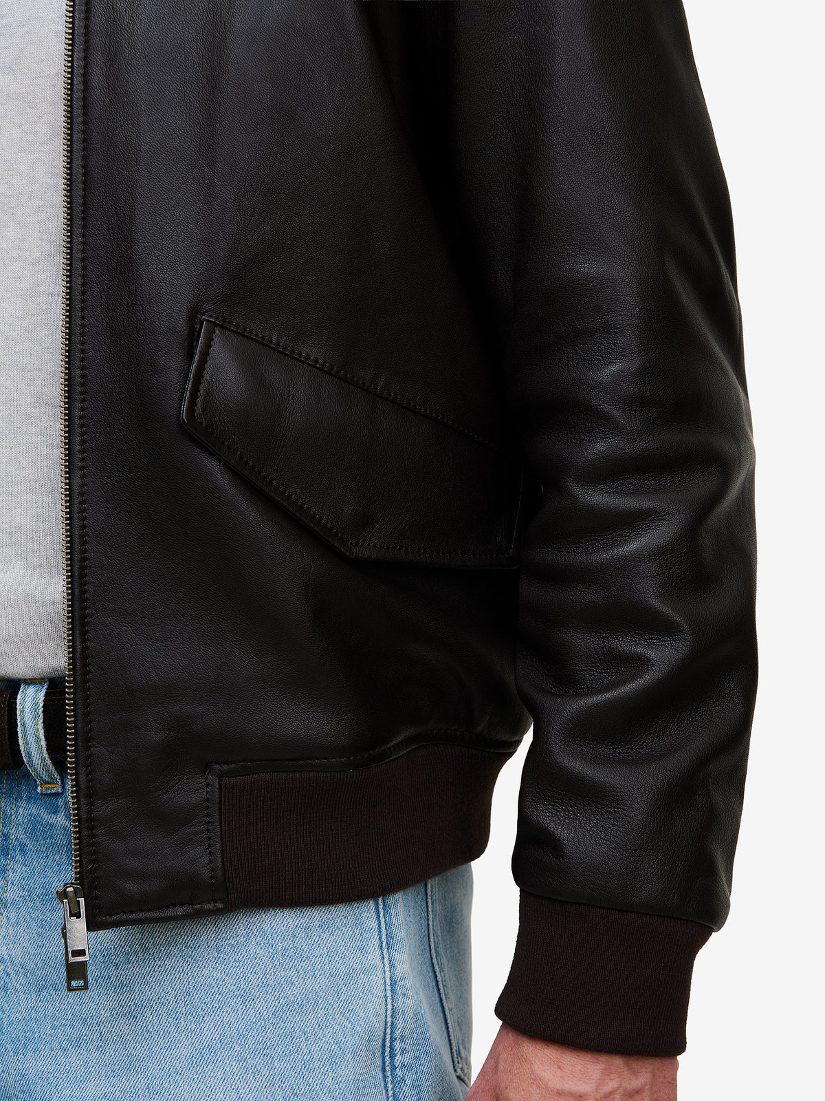 riley jacket · dark brown · nolabel placeholder
