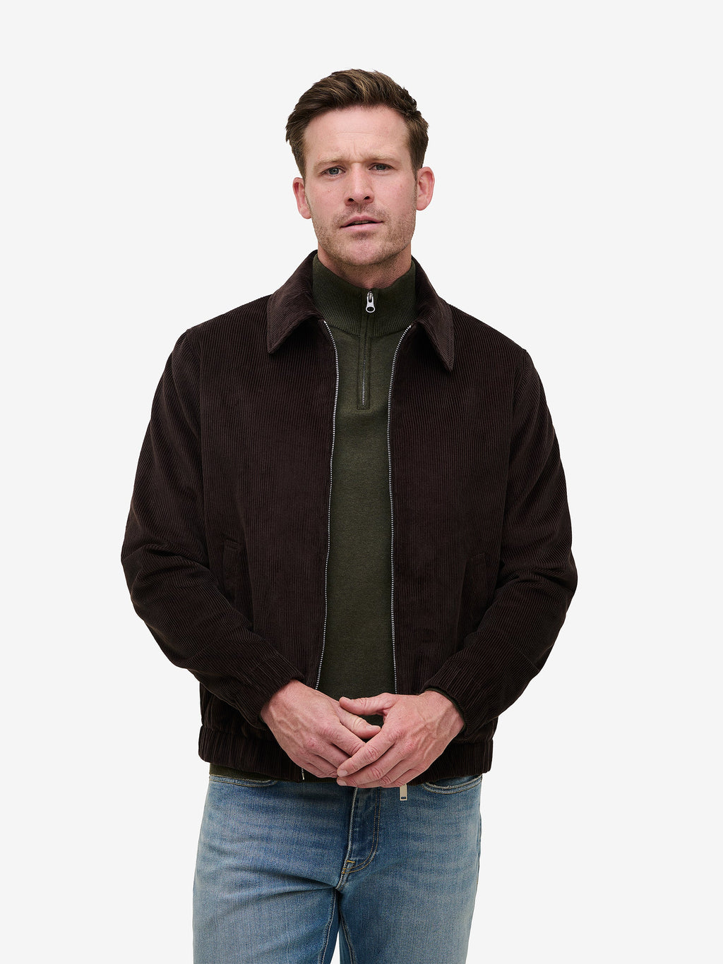 steven jacket · dark brown · nolabel placeholder