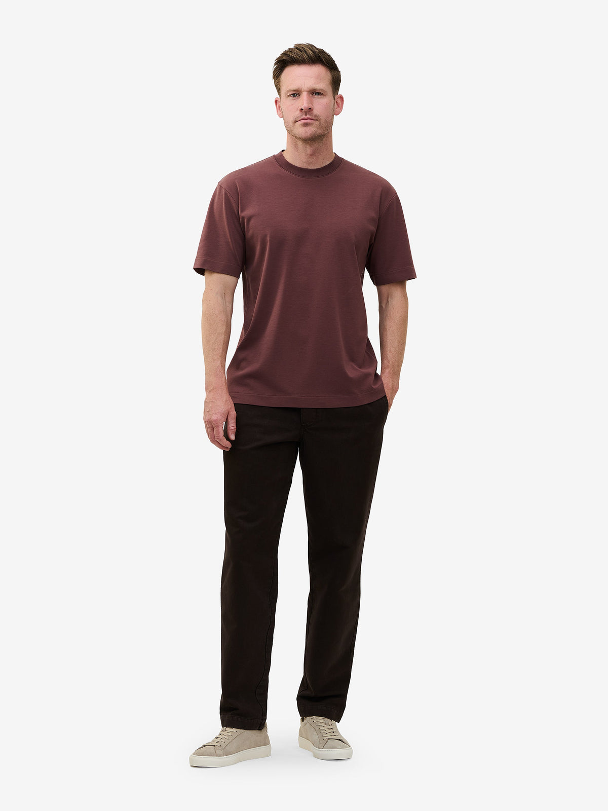 alex trousers · dark brown · nolabel placeholder