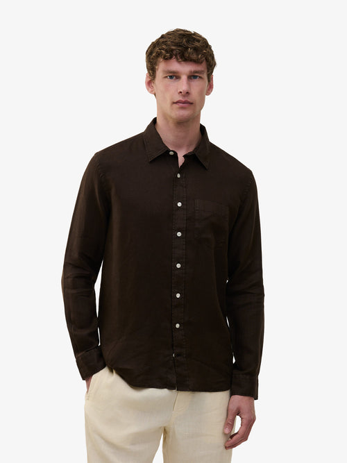 brookvale shirt · dark brown · nolabel placeholder