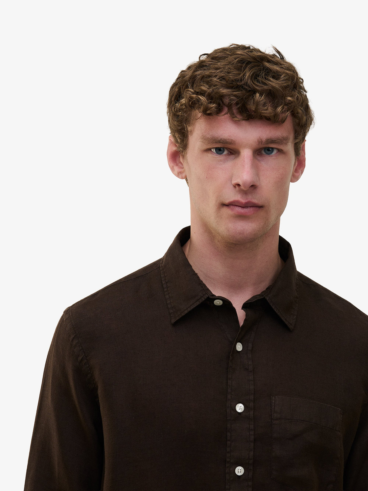 brookvale shirt · dark brown · nolabel placeholder