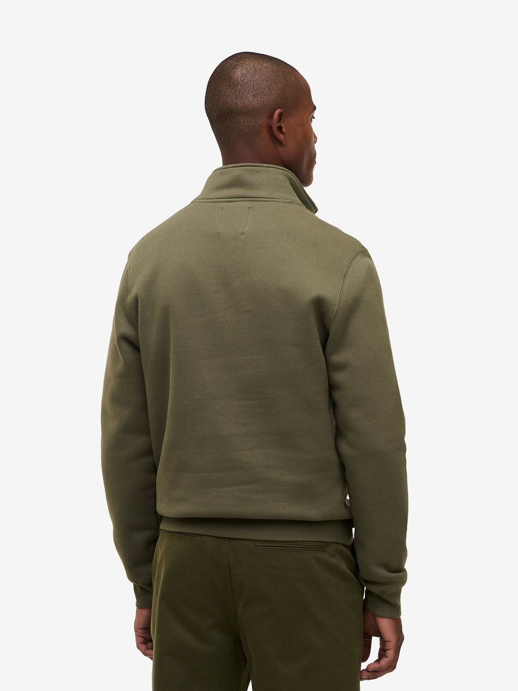 columbia sweater · dark olive · nolabel placeholder