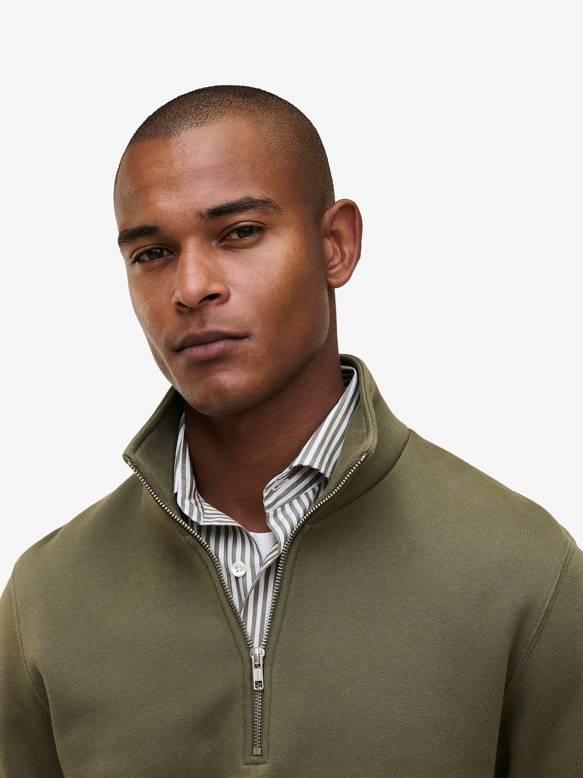 columbia sweater · dark olive · nolabel placeholder